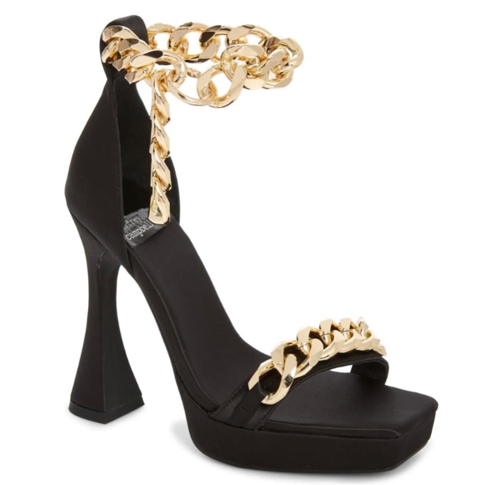 JEFFREY CAMPBELL Silverlake Ankle Strap Sandal sz 7.5